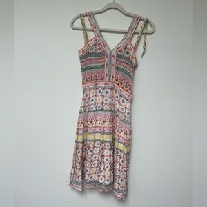 Cacharel silk multicoloured dress